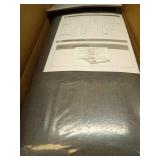 IFNOW Wall Mounted Upholstered Headboard Queen, 3D Peel and Stick Soundproof Panels, Reusable and Removable Padded Leather Bed Headboard, 9 Panels 9.84\" x 23.62\", Light Grey - Retail: $90