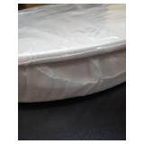 Ccbello ELONGATED toilet seat risers for seniors, Slow Close, Elevated toilet seat, Heavy Duty, Never Loosen, Raised toilet seat elongated bowl, White(18.5â) - Retail: $56