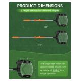 Acorn Picker Upper Roller for Walnuts - Nut Gatherer with 1.8-Gallon Capacity, No-Bend Emptying Designï¼Suitable for 1.2\"-3.6\" Walnuts,Chestnuts, Fallen Apples & Tennis Balls - Retail: $50