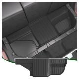 xipoqix Gasoline 2nd Row Under Seat Storage Mat Compatible with 2024 2025 Toyota Tacoma Rear UnderSeat Organizer Liner Replacement for 2024 2025 Toyota Tacoma Accessories - Retail: $35