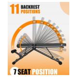 BARWING Adjustable Weight Bench Workout Bench, 1000 LB Heavy Duty Incline Decline Bench for Home Gym, Easy Assembly Foldable Training Lifting Bench, Ultra Short Gap New Version - Retail: $123