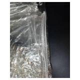 8x20ft Clear Tarp with Grommets, Upgraded Edge Heat Fused Tear Resistant Clear Heavy Duty Tarps, Clear Vinyl Tarps for Patio Fencing, Rain, Wind, Cold, Chicken Coops,and Moreï¼Windproof Rope+Zip T