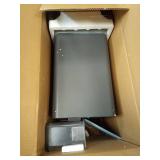 VECYS Nugget Countertop Ice Maker W/Side Tank, 44LBS Daily Ice Making Capacity, Portable Design Nugget Ice Maker Machine with Self-Clean Function, Grey - Retail: $330