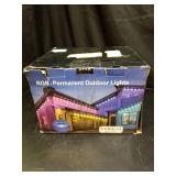 500FT Permanent Outdoor RGB Lights,IP67 Waterproof LED Eaves Lights with Smart App/Remote Control,for Christmas and All Holiday Decor,Daily and Accent Lighting,House Roof and Garden Lighting - Retail: