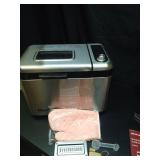 Neretva Bread Maker, 3.3LB Larger Bread Machine 15-in-1 Stainless Steel & Nonstick Ceramic Pan & Auto Nut Dispenser Breadmaker Machines Full Touch Panel with Gluten Free White Wheat Rye French Pizza -