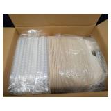 JAYEEY 32 oz Disposable bowls with lids, 2 compartments Sugarcane Fiber Food Container, Food Storage, 50 Pack - Retail: $30