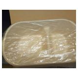 JAYEEY 32 oz Disposable bowls with lids, 2 compartments Sugarcane Fiber Food Container, Food Storage, 50 Pack - Retail: $30