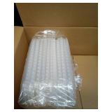 JAYEEY 32 oz Disposable bowls with lids, 2 compartments Sugarcane Fiber Food Container, Food Storage, 50 Pack - Retail: $30