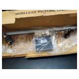 JONATHAN Y JYL7163C Santino 28\" Modern Minimalist Swivel Integrated Dimmable LED Rechargeable Picture Light with Touch Sensor for Bedroom, Living Room, Kitchen, Office, Black - Retail: $99