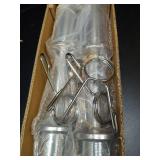 Uboway Olympic Dumbbell Handles: 20\" Dumbbell Set for 2\" Olympic Weight Plates, Weight Lifting Handles with 2 Pair of Spring Collars, Home Gym Accessories - Retail: $59