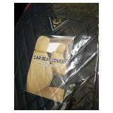 Premium faux Leather Car Seat Covers with Red Trim - Retail: $149