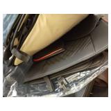 Premium faux Leather Car Seat Covers with Red Trim - Retail: $149