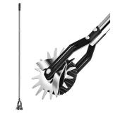 LASTOOLS Wheel Rotary Edger Lawn Tool, Sidewalk 66.7Inch Manual Lawn Edger, Grass Edge Trimmer, Adjustable Stainless Steel Handle with Cushion Grip,Soil,Garden and Yard Tool - Retail: $20