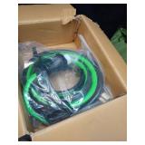RVVIN 50 Amp 25 Feet RV Extension Cord, 14-50P to SS2-50R Heavy Duty STW Generator Extension Cord for RV Camper and Generator to House, with Locking Connector, ETL Listed (Black&Green) - Retail: $90