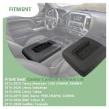 Front Seat Center Console Armrest Lid Black Compatible with 2014-2019 Chevrolet Chevy Silverado Suburban Tahoe, 2014-2019 GMC Sierra Yukon XL,2015-2018 Cadillac Escalade ESV , Replaces# 22881398 - Ret