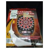 WIN.MAX Electronic Dart Board Soft Tip Dartboard Set LED Displays 3 Languges with 12 Darts 100 Tips Power Adapter Red - Retail: $50
