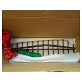 YIVIKPE 24\" Aquatic Weed Rake, No Assembly Required, 8.6\" Steel Rod Lake Weed Cutter, One-Piece Welding, Lake Weed Rake for Pond Beach Landscaping, Perfect Tie Hole, 30ft Thicker Rope and Net, Black