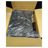 Dayacoco Stadium Seats with Back Support, New Portable Seat for Bleachers Hold up 400lbs, Wide Bleacher Seat with Shoulder Strap & Handle Perfect for Sports Events (Black, 1pcs) - Retail: $41