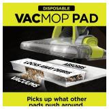 Shark VACMOP Disposable Hard Floor Pad Refills, Compatible with VM252 & VM180, No-touch Disposal, For use on ALL Sealed Floors - Stone, Hardwood, Laminate & Tile, (Pack of 20 Count Total),  - Retail: 