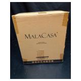 MALACASA 10\" Large Pasta Bowls, 56 OZ White Salad Bowls Soup Bowls, Porcelain Serving Bowls Set of 4, Large Kitchen Bowl Plates Pasta Plates, Microwave & Dishwasher Safe, Series REGULAR - Retail: $36