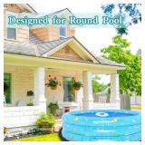 Ogrmar 15FT Round Pool Liner Pad for Above Ground Swimming Pools, Prevent Punctures and Extend The Life of Swimming Pool or Hot Tub Liner (15FT) - Retail: $32