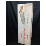 6 Inch Insulated Flexible Duct R6 Silver Jacket 25 Feet Long with 2 Clamps,Used in Standard Heating and Air Conditioning (HVAC) - Retail: $68