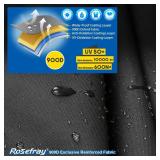 Boat Cover 26-28 ft, Waterproof 900D Heavy Duty Boat Cover, PU Marine Grade Polyester Boat Covers 26-28 ft, Fits Bass, V-Hull, Tri-Hull, Runabout, Jon, Fishing, Trailerable, Beam Width 160 inch - Reta
