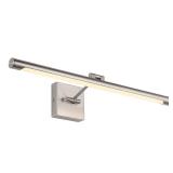 Joosenhouse Modern LED Picture Light Fixtures 24.4\" Inch, Artwork Accent Lights with Single Swing Arm for Painting, Brushed Nickel, 14W (80W Eqv.), Warm White 3000K, Hardwire Connectionâ¦ - Retai