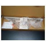 Joosenhouse Modern LED Picture Light Fixtures 24.4\" Inch, Artwork Accent Lights with Single Swing Arm for Painting, Brushed Nickel, 14W (80W Eqv.), Warm White 3000K, Hardwire Connectionâ¦ - Retai