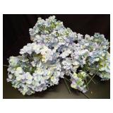 62 pcs Silk Hydrangea Flower Heads Dia. 7.87\" Artificial Flowers Floral Hydrangeas Large Flower Head for DIY Bridal Bouquet Accessories (Blue) - Retail: $110