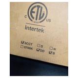 HOPAI Modern Bathroom Light Fixtures, 24 Inch Dimmable Vanity Lights for Bathroom, 5CCT 25W 2500 Lumen LED Vanity Light Bar, Black Vanity Lighting Fxitures Over Mirror ETL Certified - Retail: $50