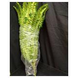Dkaltm Single Silky Artificial Boston Fern Bush, 49Inch Large Artificial Ferns for Outdoors, Large Faux Ferns Artificial Plants,Suitable for Decorating Office, Living Room Faux Greenery,95Branches - R