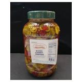 Gambinos Sliced Cherry Peppers - 8 LB Jar