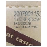 Kettle Brand Sea Salt and Vinegar Chips 6- 1.7 Oz Bags