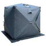TENPLAY Pop Up 3-4 Person Ice Fishing Shelter, Insulated Winter Ice Fishing Shanty,Sauna Tent with 3-Layer Thermal Hub