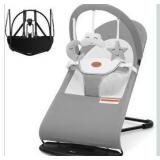 HKAI Baby Bouncer, Portable Baby Bouncer Seat for Babies 0-18 Months, 100% Cotton Fabrics