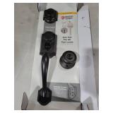 Kwikset Montara Front Door Lock Handle and Deadbolt Set, Entry Handleset Exterior with Interior Door Knob, Venetian Bronze, Pick Resistant SmartKey Rekey Deadbolt Security incomplete