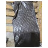 Gorilla Carts Steel Utility Cart, 7 Cu Ft Bed, 1000 lb Load Capacity, Gray Towable Heavy-Duty Outdoor Hauling Wagon with Removable Side Panels for Yard, Lawn, Garden or Landscaping