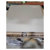 Folding Portable Card Table and Foldable Chair Set of 5 Beige