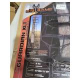 Big Game Tripod Stand, 1 Person Deer Hunting Climbing Ladder with Rotating Flex-Tek Seat and Shooting Rail, 18