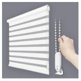 Foiresoft Standard Custom Zebra Roller Blinds for Windows 26\"wide