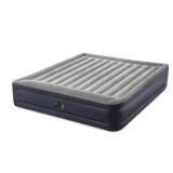 Intex Dura Beam Plus Deluxe Air Mattress Bed with Built In Pump  King-Sized Bed