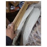 Egg Chair Outdoor Rocking Chairs, Wicker Patio Chair Oversized Lounger Chair with Cushion for Indoor Living Room Bedroom Outside Patio Backyard Balcony, Beige