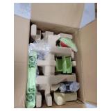 BISSELL Little Green Mini Portable Carpet and Upholstery Deep Cleaner, Car/Auto Detailer, with HydroRinse Self-Cleaning Tool and 4\" Tough Stain Tool, Tea Green