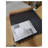 VersaTex Garage Floor 18 x 18 inch Square Rubber Diamond Plate Interlocking Floor Tiles for Home Gym, Garage Flooring, Trade Show Flooring, Basement Tiles, 8 Pack