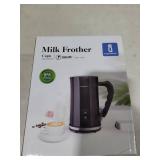 Automatic Electric Milk Frother and Steamer Hot and Cold , 4-in-1 Milk Steamer Hot and Cold Milk Foam Maker for Coffee, Latte, Cappuccino, Hot Chocolate, 8.1 oz Heater with Strix Control