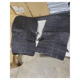 2 Pack Seat Cushion Winter Cover for Full Back and Seat (Black)