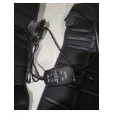 2 Pack Seat Cushion Winter Cover for Full Back and Seat (Black)