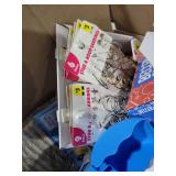 Big Box full of water toys,books,earrings,reading glasses,