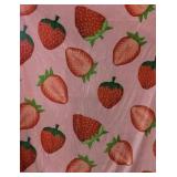 Strawberry Pattern Throw Blanket 50x60\"